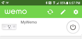 List of WeMo devices.